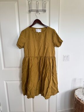 Tradlands Nico dress. Linen/tencel